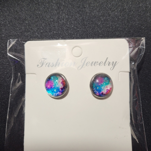 Galaxy Bracelet & Earrings Matching Set, New In Package - Picture 4 of 4